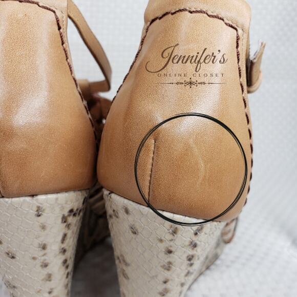 Cole Haan Women's Air Minka Wedge Sandals Size 8.5B - Picture 10 of 14